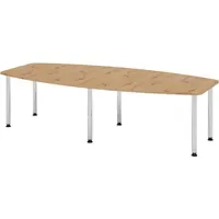 Bümö Konferenztisch oval 280x130 cm großer Besprechungstisch in Asteiche,