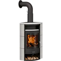 Oranier Kaminofen | Polar Eck Seidenweiß | 6,5 kW