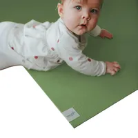 SanoSoft Krabbelmatte Olivgrün, | Gr.: 80 x 240 cm