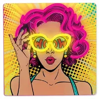 Forever Light Neon LED Power Woman" | Multicolor