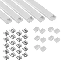 Tktrading24 5x A15 LED Profil 2m - Weiss +