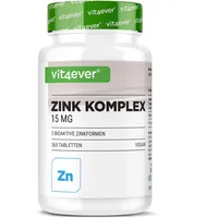 Vit4ever Zink Komplex - 15 mg , 365 Tabletten