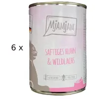 MjAMjAM Saftiges Huhn & Wildlachs 24 x 400 g