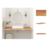 VidaXL Waschtischplatte 110x60x2,5 cm Rechteckig Massivholz Akazie