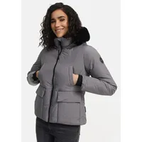 Marikoo Winterjacke "Morinaa", Damen, Gr. S, grau, Obermaterial: 100%