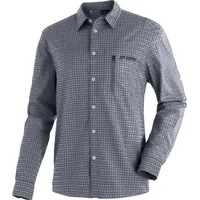 Maier Sports Mats Long Sleeve grey check, 48