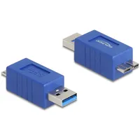 DeLock USB 2.0 Adapter [2x USB-A Stecker - 1x