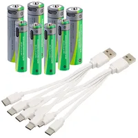 Tka Gemischtes Akku-Pack: 4x AA (1.950 mWh) / 4x