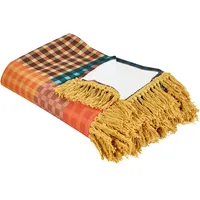 Beliani Picknickdecke BUILI bunt 200 x 200 cm