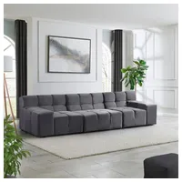 Home Deluxe Modulares Sofa ORLENA - M Anthrazit |Ecksofa,