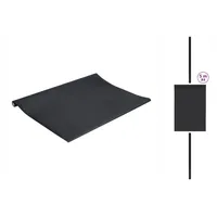 VidaXL Möbelfolien Selbstklebend Mattschwarz 90x500 cm PVC