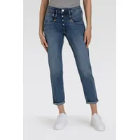 Herrlicher 7/8-Jeans »Shyra Cropped Denim Comfort« mit halb verdeckter