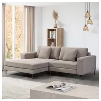 Home Deluxe Sofa BELLANO Beige M 238 x 188