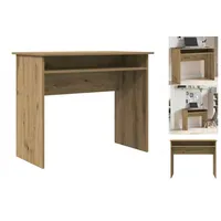 VidaXL Schreibtisch Artisan-Eiche 90x50x74 cm Holzwerkstoff