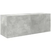 VidaXL Badezimmerwandschrank, Betongrau 80x25x30 cm Holzwerkstoff