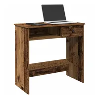 VidaXL Schreibtisch Altholz-Optik Braun