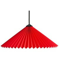 Hay Matin Pendelleuchte, rot - ø38 cm,