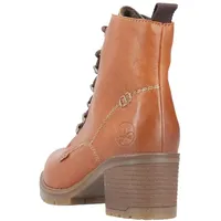 Rieker Damen 77521 Schnürstiefel, Braun, 40 EU