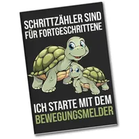 Speecheese Schrittzähler für Fortgeschrittene - Schildkröte Souvenir Souvenir Magnet