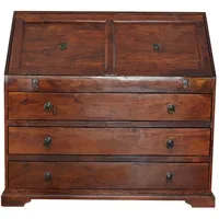 Massivmoebel24 Sekretär Akazie 107x50x100 nougat lackiert Oxford #515