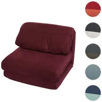 Mendler Schlafsessel HWC-E68, Schlafsofa Funktionssessel Klappsessel Relaxsessel, Stoff/Textil -