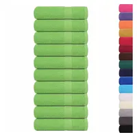 VidaXL Handtücher 10 Stk. Apfelgrün 50x100 cm 360 g/m2