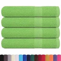 VidaXL Saunatücher 4 Stk. Apfelgrün 80x200 cm 360 g/m2