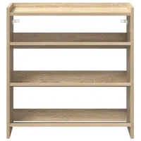 VidaXL Schuhregal Sonoma-Eiche 60x25x62 cm Holzwerkstoff