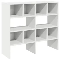 VidaXL Schuhregale 2 Stk. Stapelbar Weiß 89,5x30x40 cm