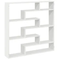 VidaXL Wandregal 7 Fächer Weiß