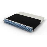 PATCHBOX patchbox.one Kabeleinzugssystem 8RU/UTP 0.8 m, mit 24 Kassetten,
