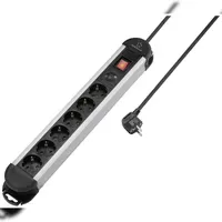 Renkforce Steckdosenleiste 6fach 5 m Schwarz 3 St.