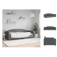 VidaXL Tagesbett Dunkelgrau 90x200 cm Stoff