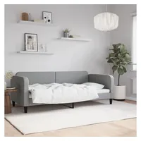 VidaXL Tagesbett Hellgrau 90x200 cm Stoff