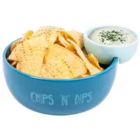 Fizz Creations Chips 'n' Dips Snackschale mit Dip-Schale