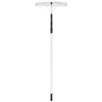 Costway Schneeschaufel Dach mit Gummielippe, Einstellbereich 201-630 cm, Schneeraeumer
