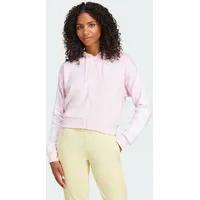 Adidas Essentials 3-Streifen French Terry Kapuzenjacke Clear Pink /