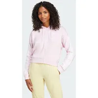 Adidas Essentials 3-Streifen French Terry Reißverschlusspullover Clear Pink /
