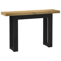 VidaXL Konsolentisch NOAIN U-Form-Beine 120x30x75 cm Massivholz Kiefer