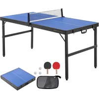 Vevor Tischtennistisch Ping-Pong-Tisch, mittelgroße tragbare Tischtennisplatte, Tischtennisplatte aus MDF