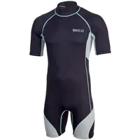 Beco Neoprenanzug Shorty Schwarz/Silber M