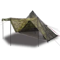 VidaXL Tipi-Familienzelt 6 Personen Tarnmuster Wasserdicht