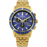 Louis XVI XLXVI1132 Herrenuhr Majesté Iced Out Baguette 43mm