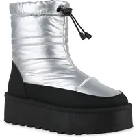 VAN HILL Winter Boots in Silber