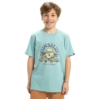 QUIKSILVER Shirttop "Ev Skull Feast", Kinder, Gr. 14, blau