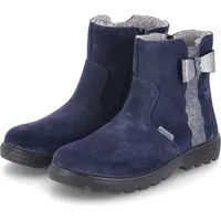 Ricosta Kinder Winterstiefeletten Lauflernschuhe AILEEN Blau Leder wasserfest Größe:
