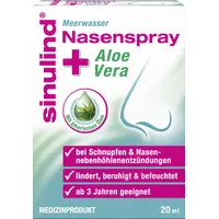 Klosterfrau sinulind Meerwasser Nasenspray + Aloe Vera