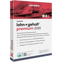 Lexware lohn+gehalt premium 2025 1 Jahr - [PC]