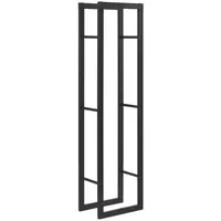 [en.casa] Kaminholzregal Täby Metall 40 x 25 x 150