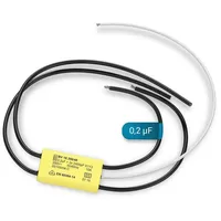 Vioks Entstörschutz 0,2μF 2 x 2400 pF x1y2 Funkentstörkondensator